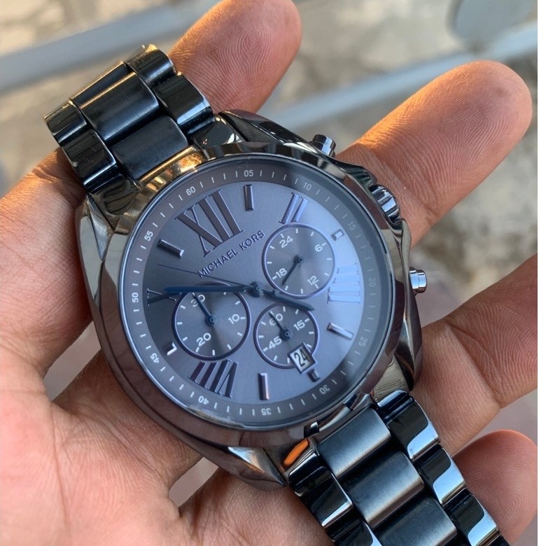 Michael kors bradsaw kronograf navy blue MK-6248 jam tangan original preloved/second/bekas