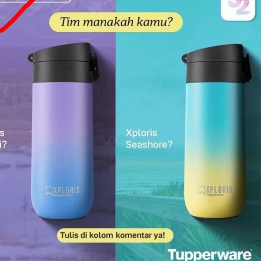 Xploris thermos tupperware xploris easy open flask tupperware