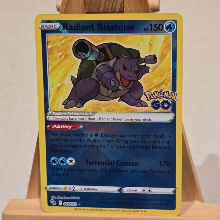 READY RADIANT BLASTOISE ENGLISH 018 / 078