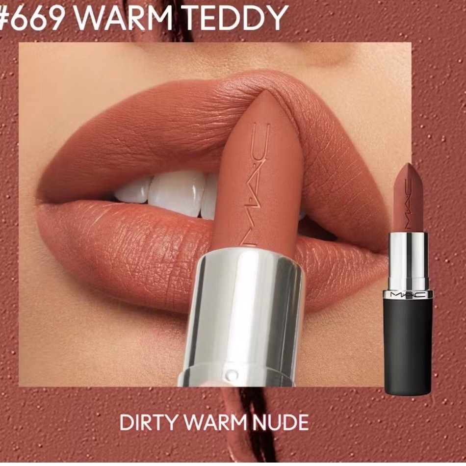 Lipstick MAC Preloved warm teddy, velvet teddy