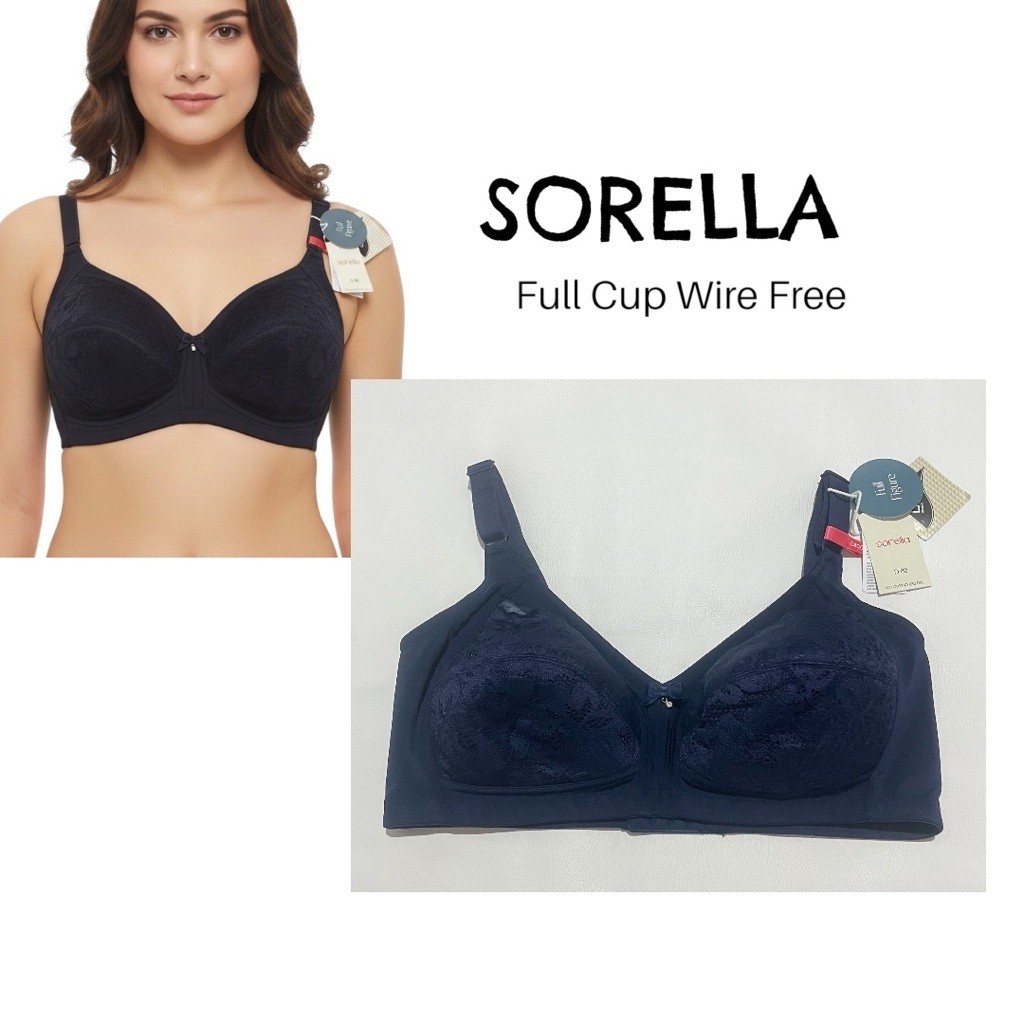 Sorella Bra Busa Tipis Tanpa Kawat Full Cup SB9974 size 36D 38D