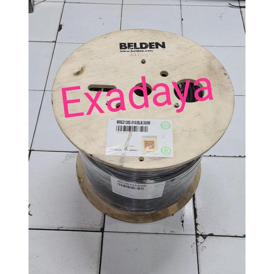 Belden MRG2130 , Coaxial RF RG213 PVC Cable Black