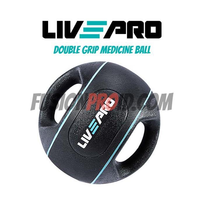 Double Grip Medicine Ball Medisin Bola Gym Fitnes Fitness Gym Livepro - 4kg