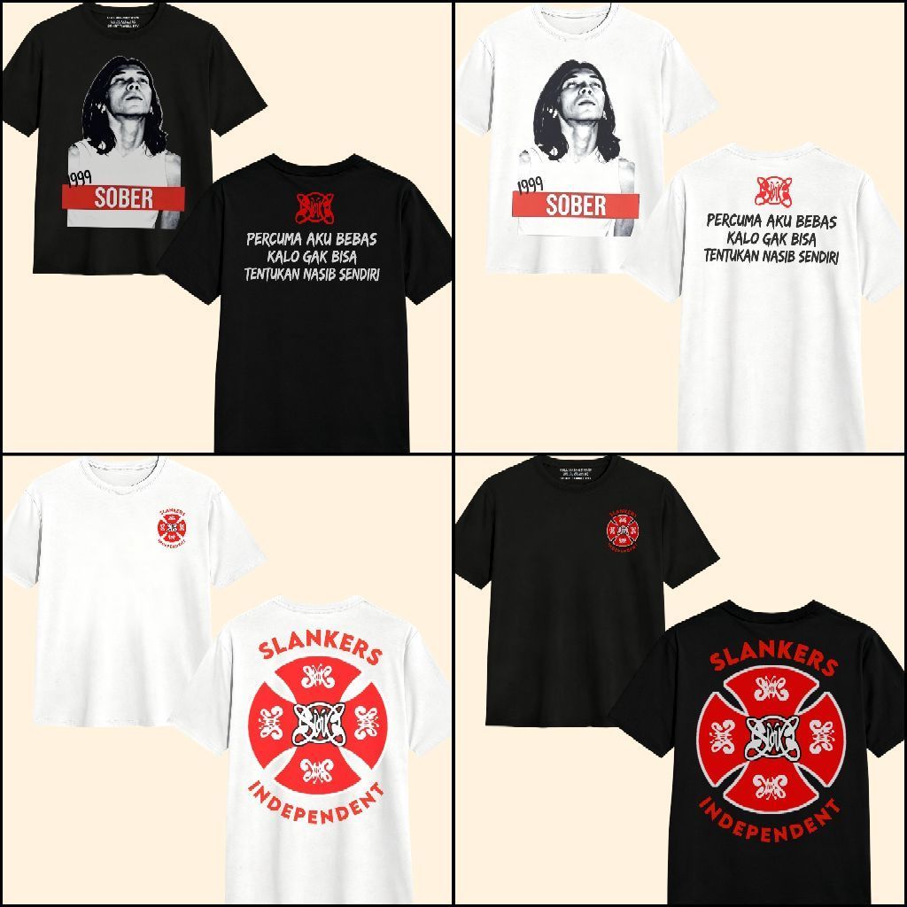 KAOS SLANK - KAOS SLANK SOBER - Kaos Slank Independen - Kaos Slankers - Kaos Bimbim - Slank Store