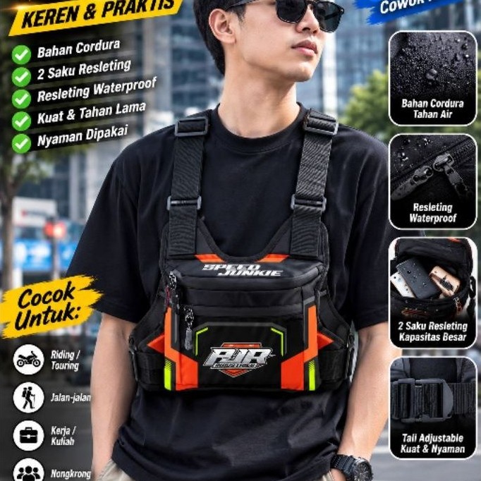 tas dada pria ,chesbag,tas dada tactical army,tas dada pria waterproof