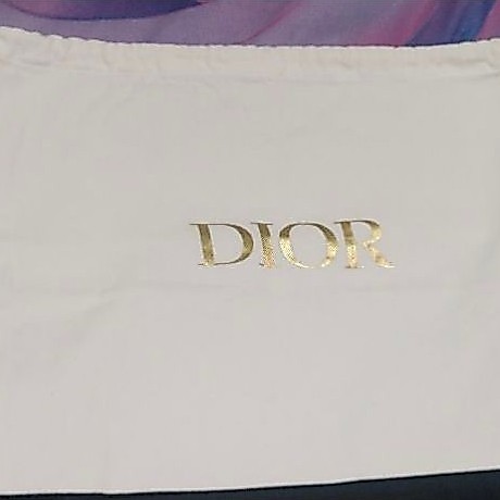 Tas Serut Putih DIOR dusbag dior original 40x27