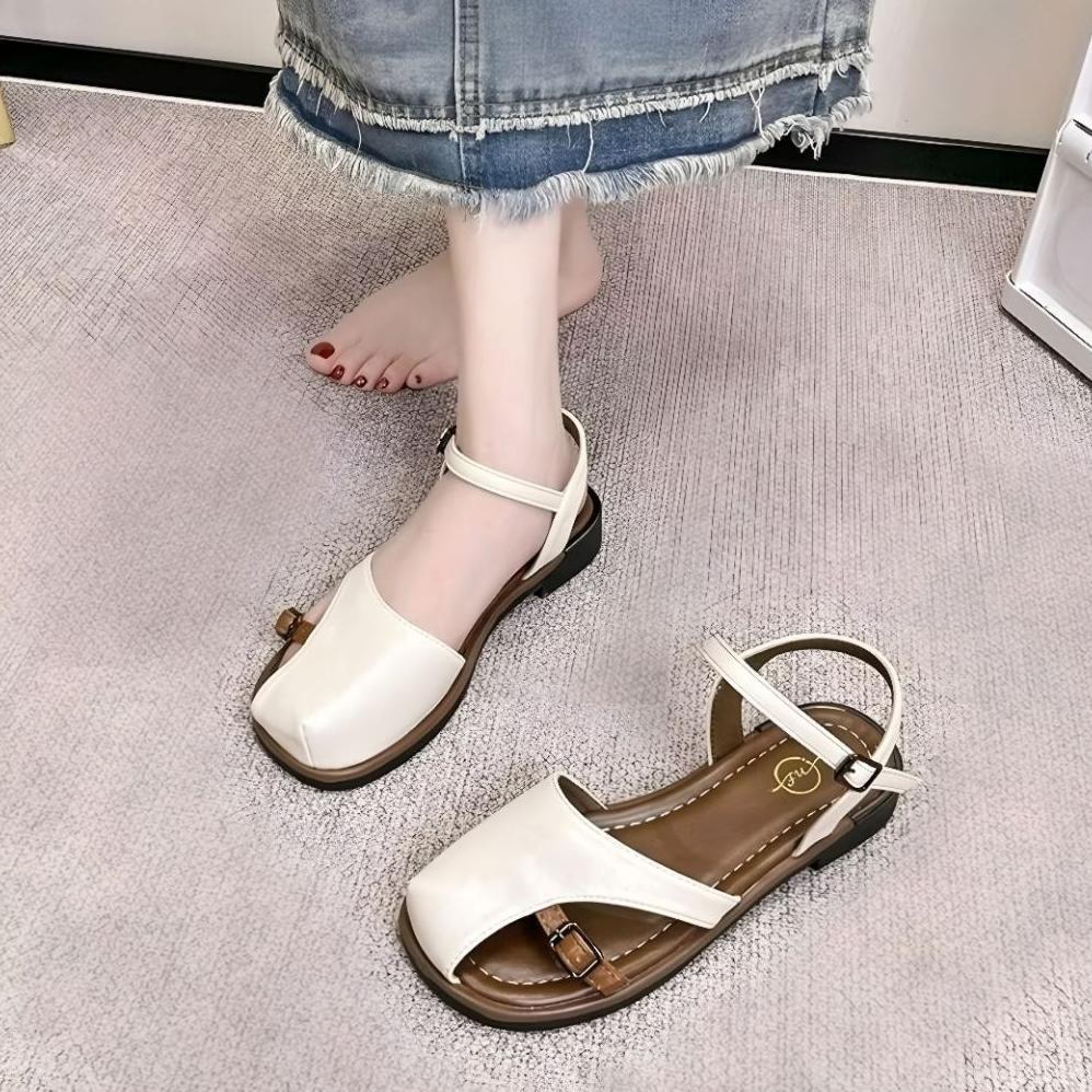 ORIGINAL Sandal Flat Tali Wanita Sofia Terbaru 2025 Sendal Cewek Fashion Shoes Korean Style 2635 Bis