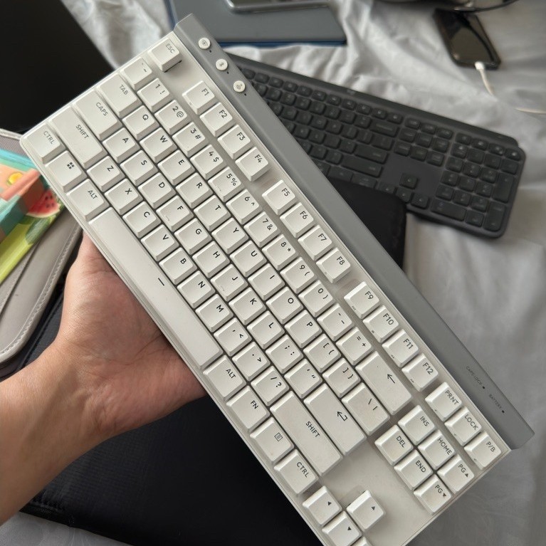 (Second / Bekas) Logitech G515 Lightspeed TKL White