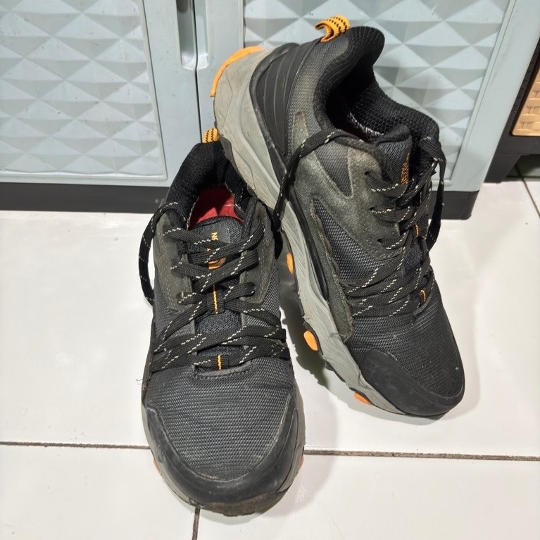 Sepatu The North Face Vectiv Exploris Futurelight Black Navy Grey Orange High Premium Original