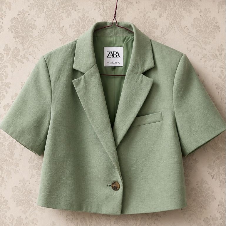Blazer Crop Zara Premium