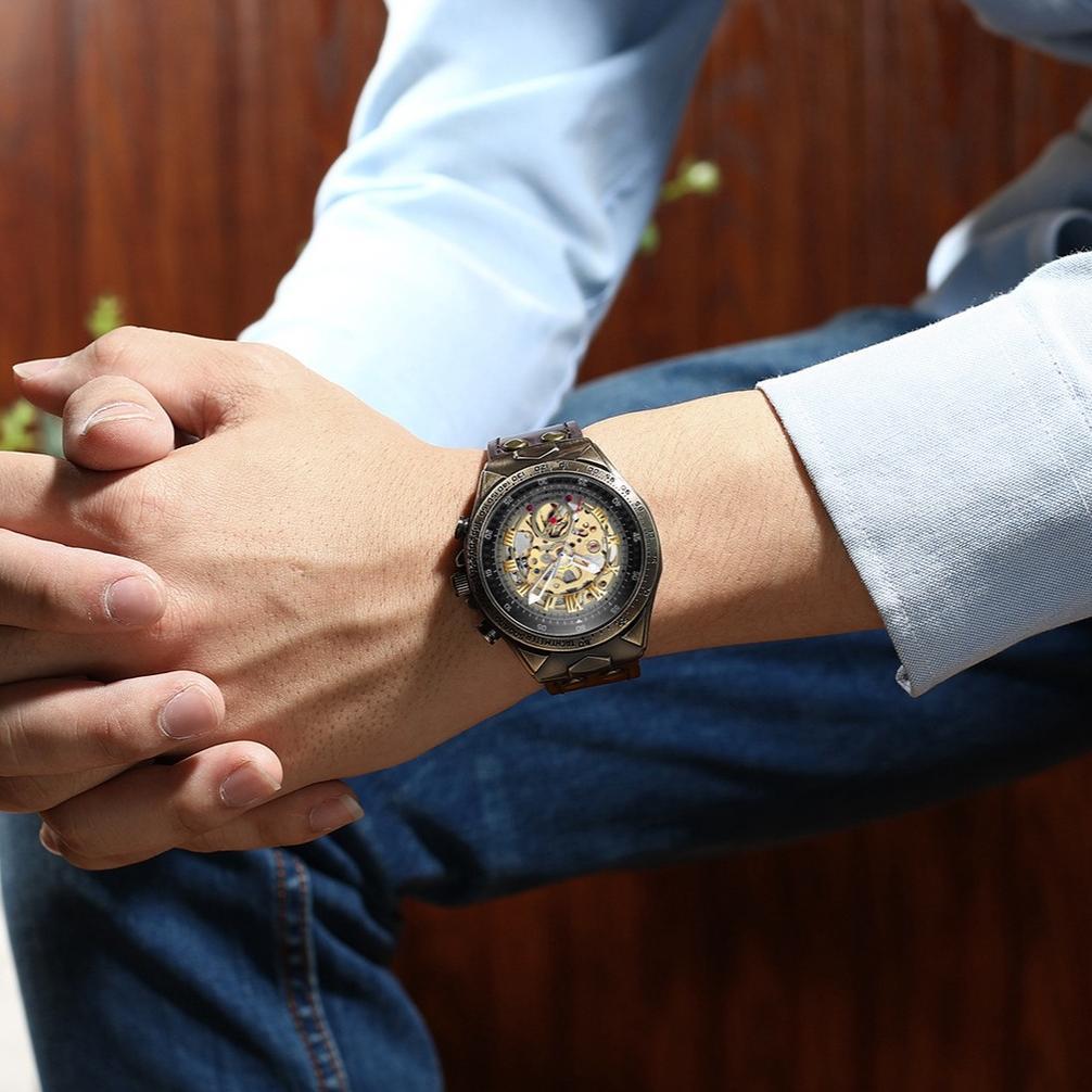 FLASH SALE Fngeen A275 Jam Tangan Kulit Otomatis Original Automatic Mekanik Waterproof Mechanical Wa