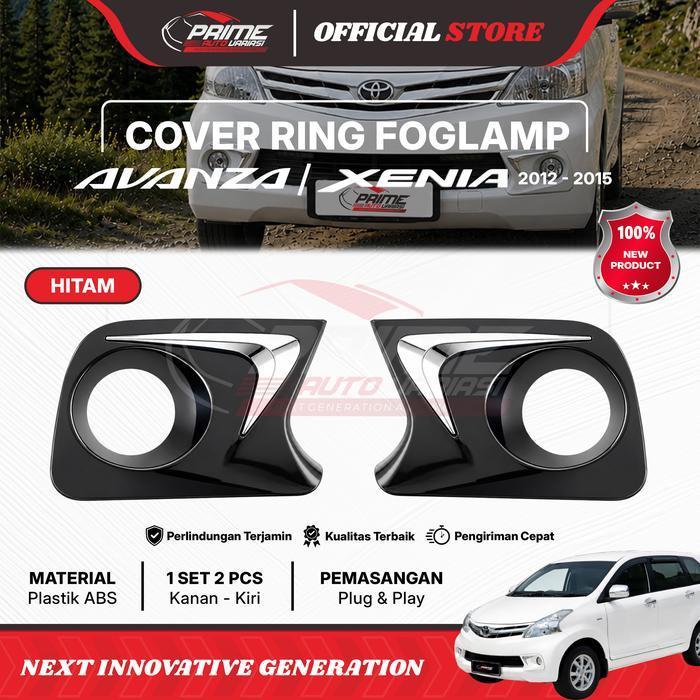 Ring Foglamp Cover Foglamp All New Avanza Xenia 2011 - 2014 - Hitam Original Dan Terpercaya