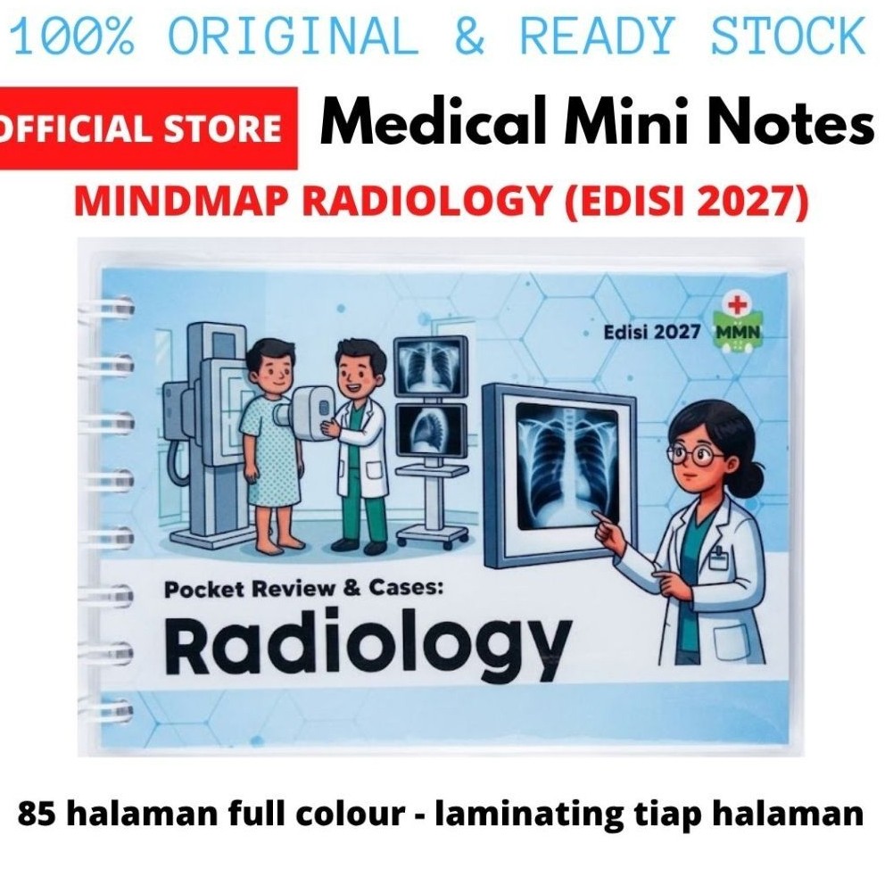 Original Edisi 2017 | Buku Mind Map Radiology / Medical Mind Map Radiologi