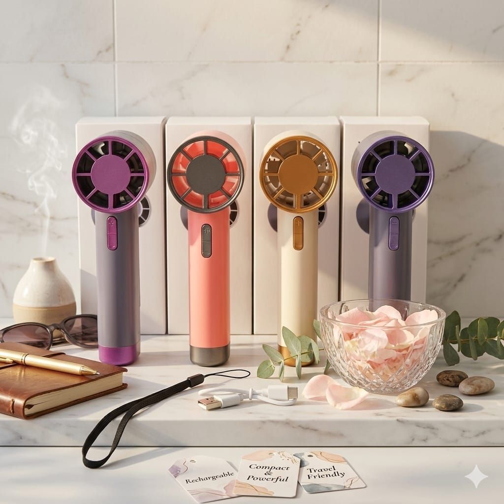 Wuji kipas angin portable / mini handheld fan / kipas genggam