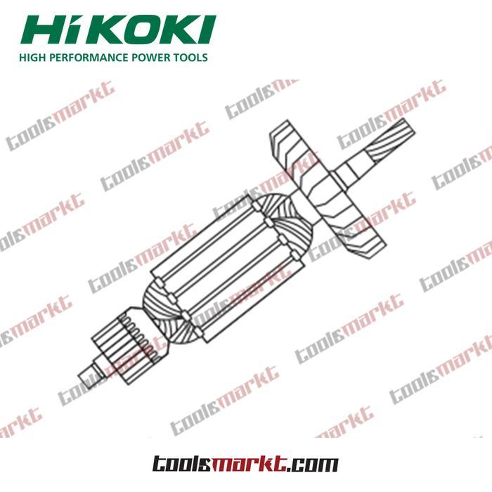 Hitachi Koki Armature D13VH Mesin Bor Listrik Hand Drill D 13VH 360-655E HIKOKI 360655