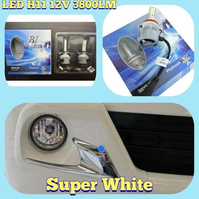 LED Lampu Foglamp H11 12v 6K / For Toyota Calya