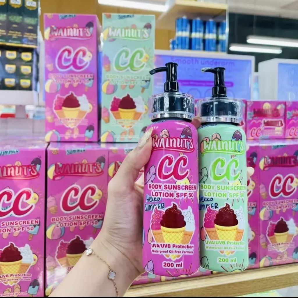 LOTION WALNUT'S CC SUNSCREEN TONE UP SPF50 200ML