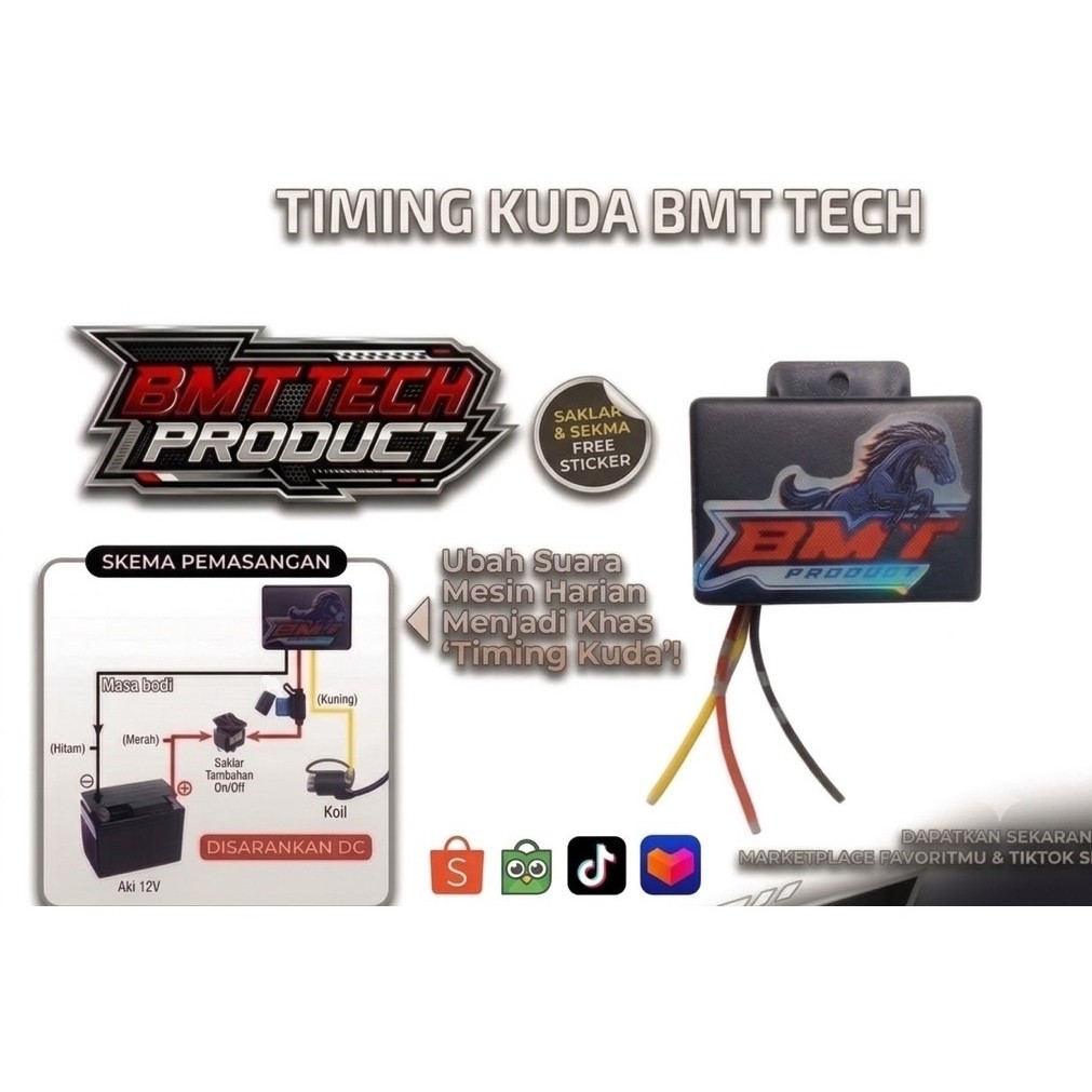 Timing kuda / rumble idle bmt tech universal untuk semua motor