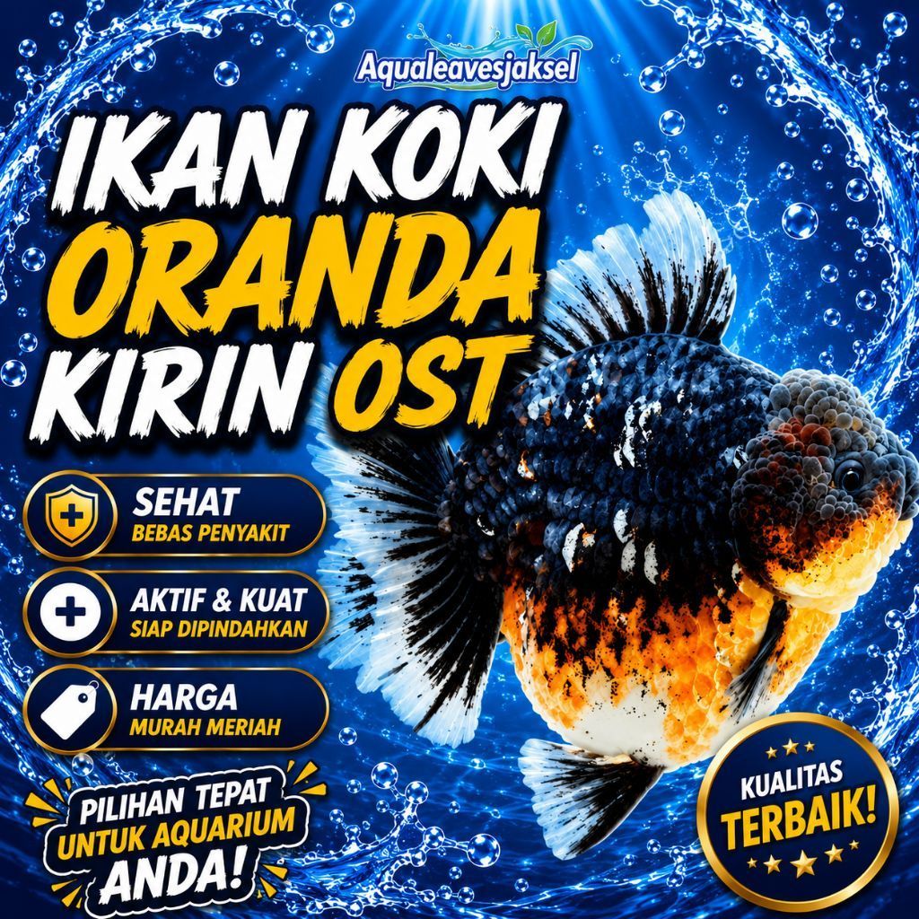 ikan koki oranda kirin short tail