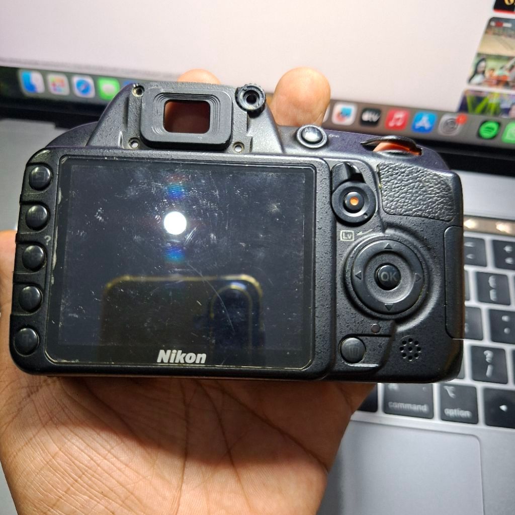 back cover nikon d3100 bonus lcd&keypad