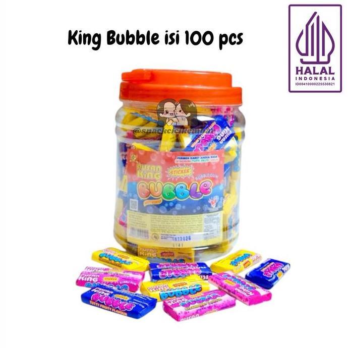 Pusan King Bubble Permen Karet Isi 100Pcs
