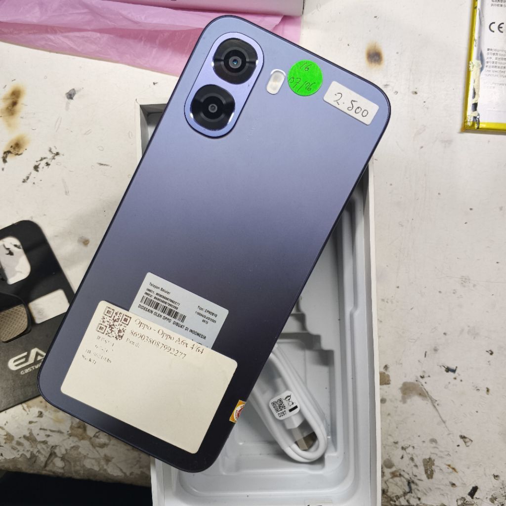OPPO A6X RAM 4/64 HP SEKEN ORIGINAL SIAP PAKAI