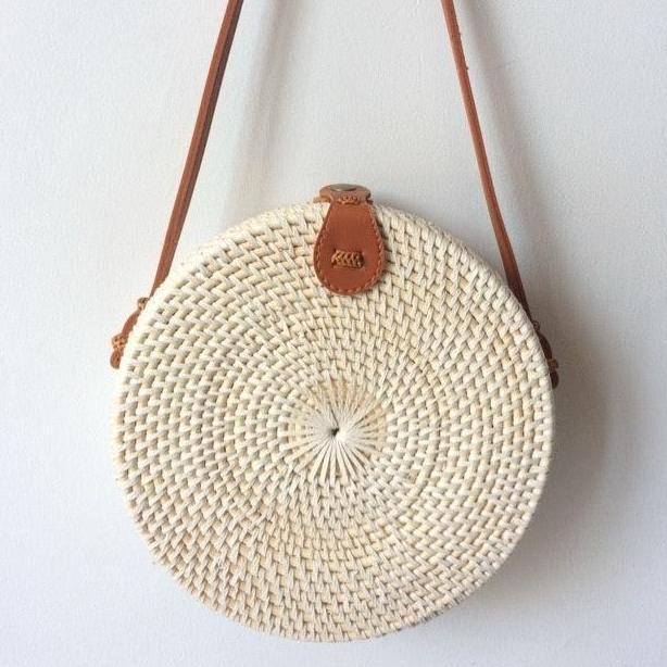 TAS ETNIK ROTAN BALI POLOS PREMIUM