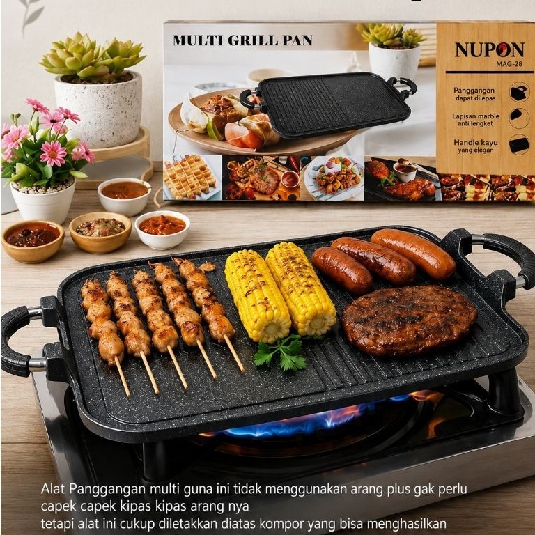 Nupon multi Grill Pan (pakai Bubble)