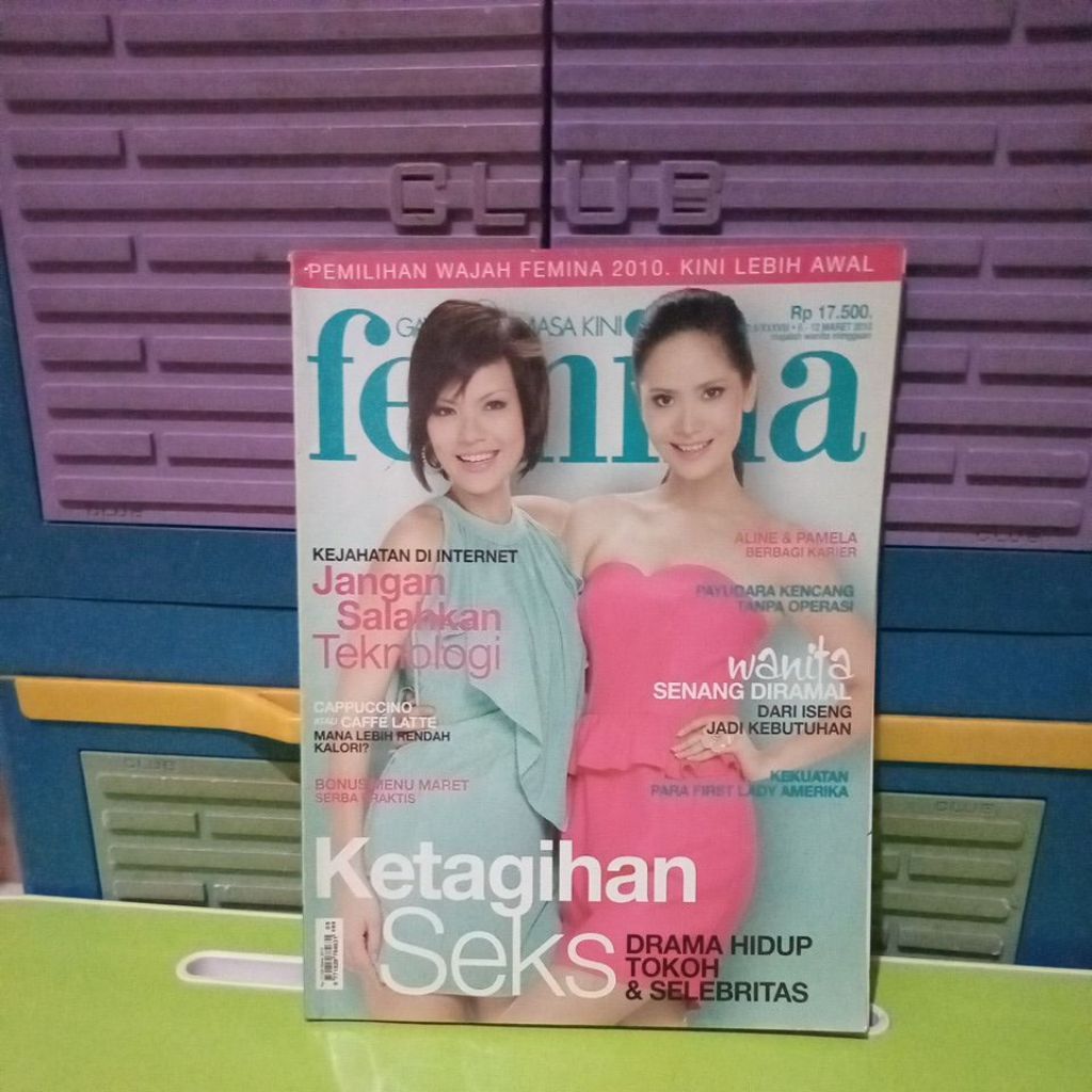 MAJALAH FEMINA NO 9 EDISI MARET 2010 (BEKAS)