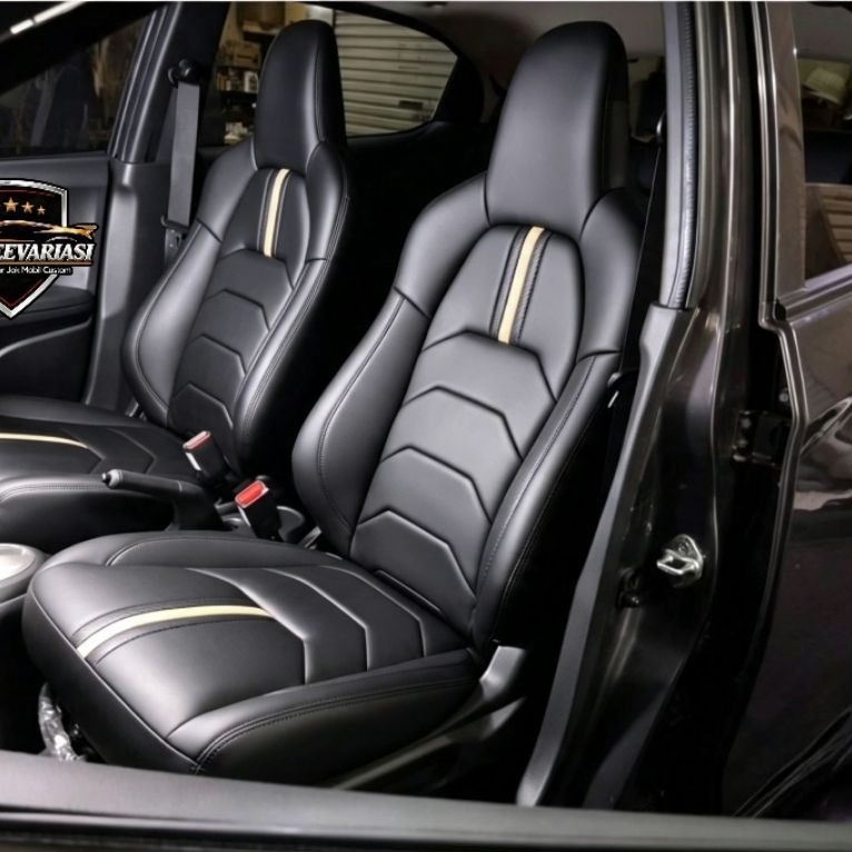 Sarung Jok Mobil Honda Brio Satya 2015-2025 Brio RS 2017-2025 Fullseat 2 Baris Depan-Belakang