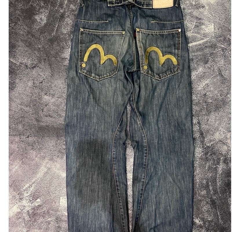Celana Jeans Evisu Indigo Genes