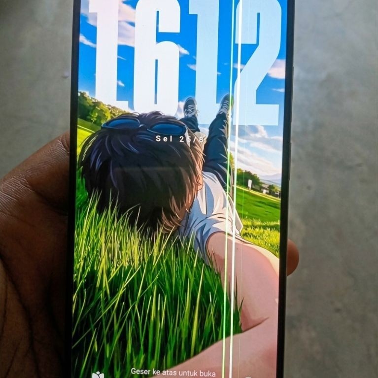 lcd ori poco f4 minus greenline