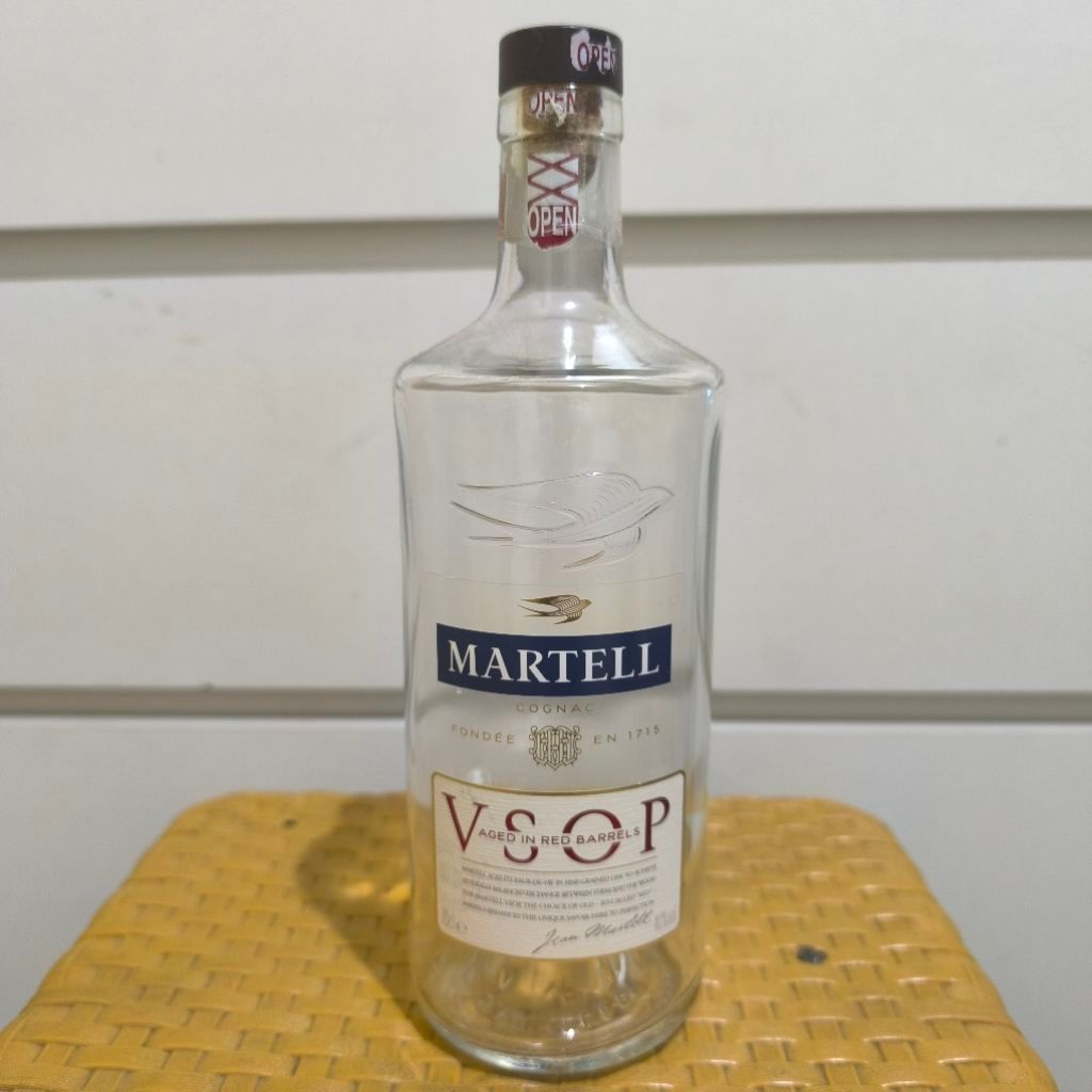Botol Bekas Minuman Mart3ll Cognac VSOP 700ml (Tanpa Dus)