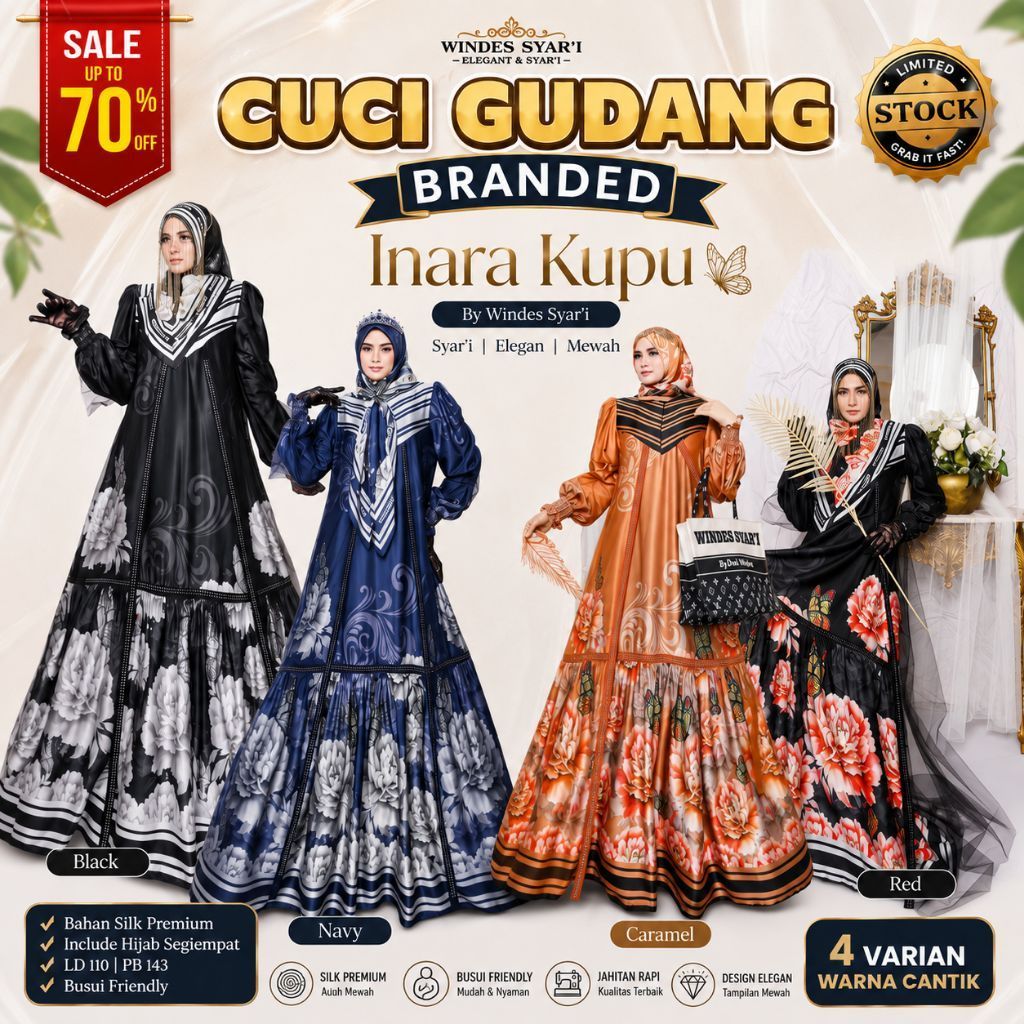 GAMIS INARA KUPU SET BY WINDES