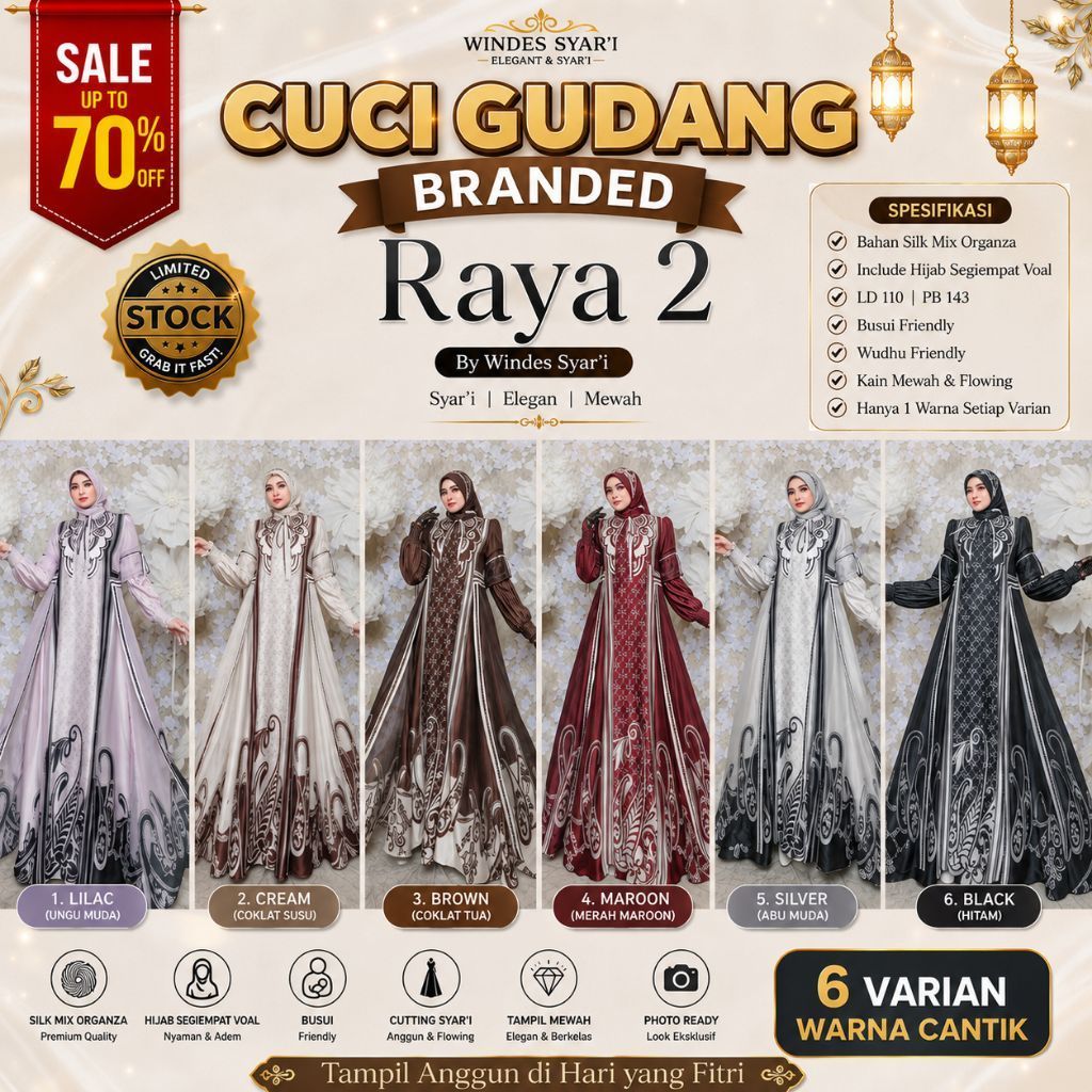 GAMIS SET RAYA 2 SERIES BY WINDES