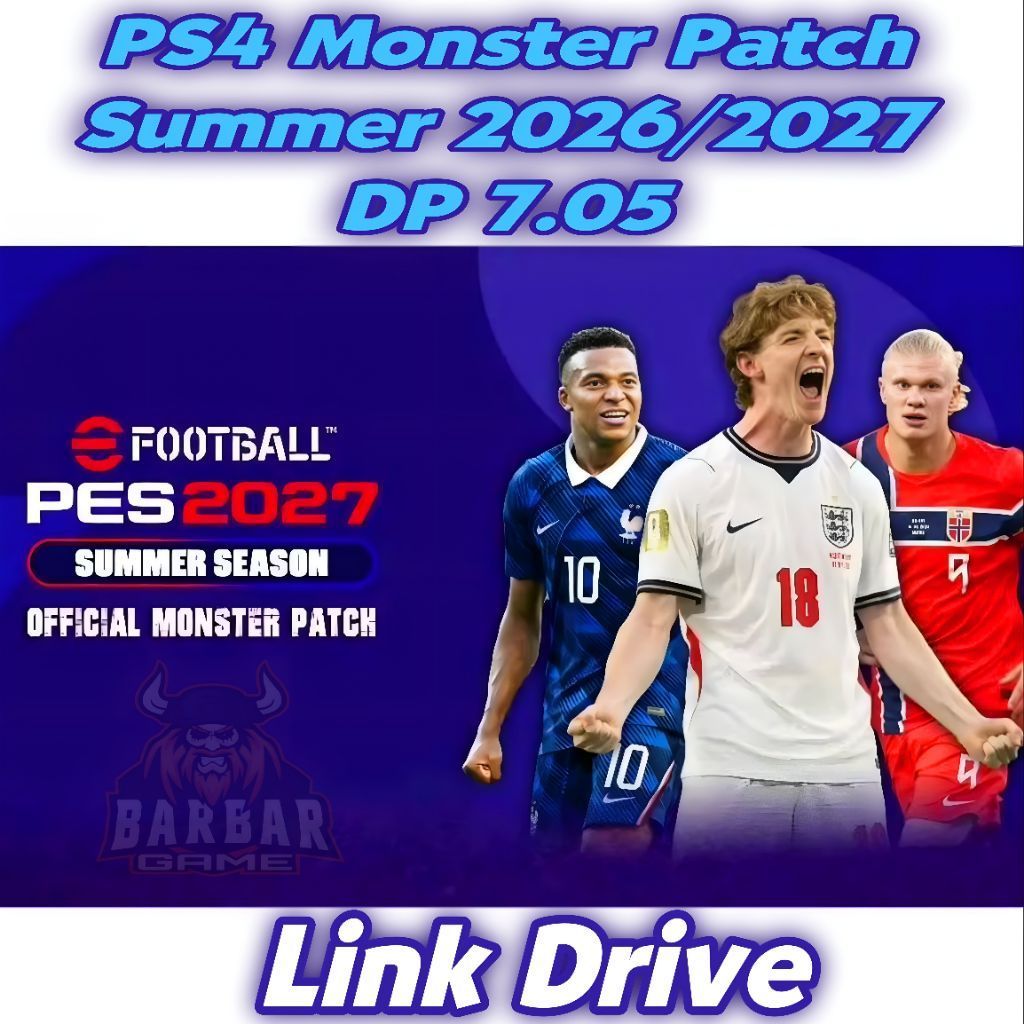Terbaru Termurah eFootball PES 2027 Monster Patch - Summer Season 2026/2027 (Datapack 7.05) - sedia 