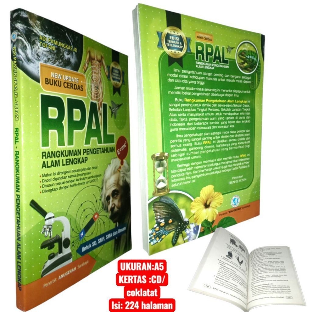 BUKU RPAL,RPAL,Rangkuman pengetahuan alam lengkap SD,SMP,SMADAN UMUMI