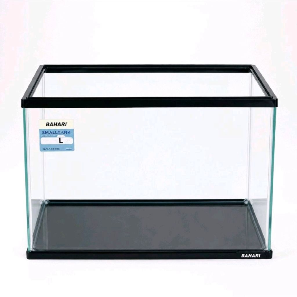 Aquarium Bahari Family / Ukuran 30 35 40 45 60 cm / Triset S M L R / List akrilik / Warna biru hitam