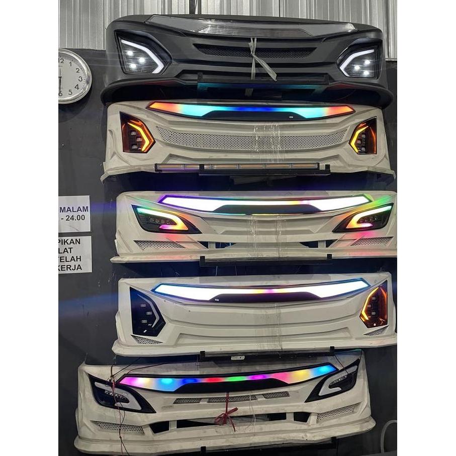 PRELIYE Bemper Depan Patriot & JB5 Truk & Pickup Plat Besi Tebal Poxy Finish - Car Kendaraan dengan 