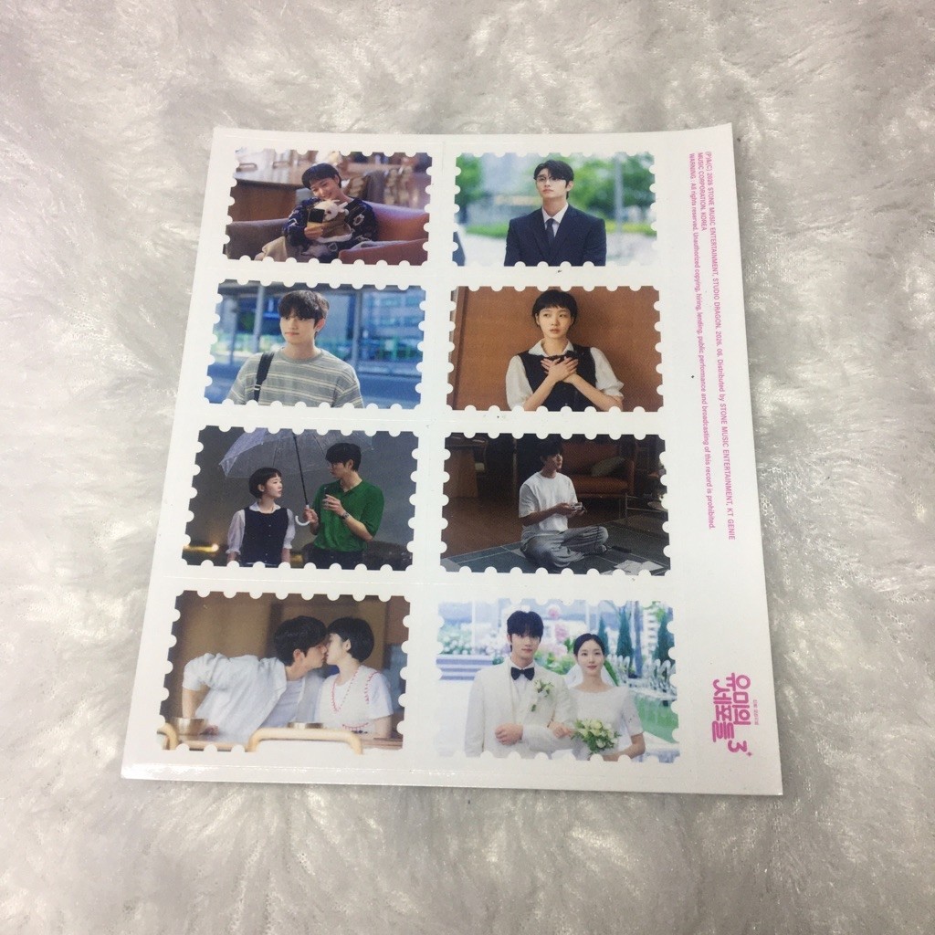 [READY STOCK] OFFICIAL STICKER SHEET YUMI CELLS 3 KIM GOEUN KIM JAEWON OST ALBUM