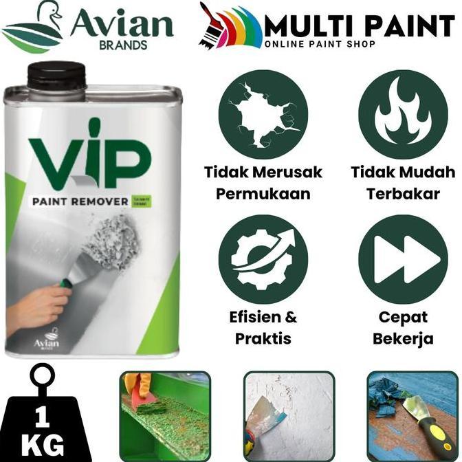 Avian Vip Perontok Cat Penghapus Cat Pengupas Cat Paint Remover Vip Soda Api Perontok Cat Besi