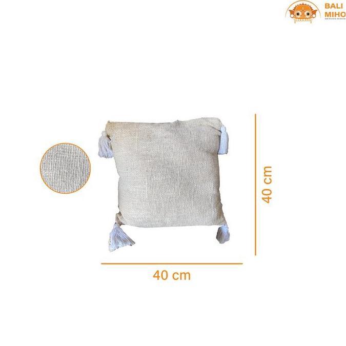 '+'+'+'+] Bantal Rajut Estetik 40 40 cm - Bantal Rajut Lembut - Bantal Bali