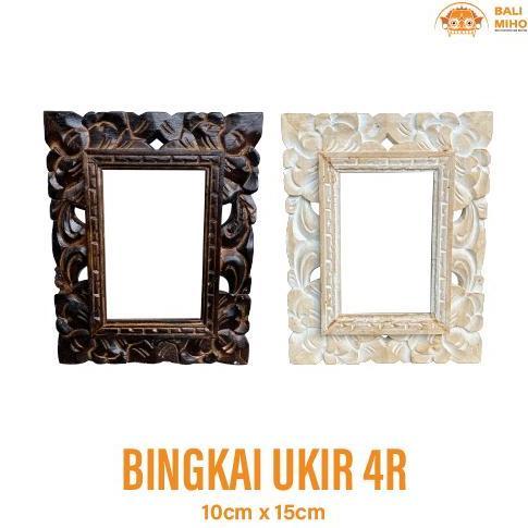 *$*$*$*$] Bingkai Kayu Ukir 2Bingkai Kayu Ukir 4R - Bingkai Foto - Bingkai Kayu