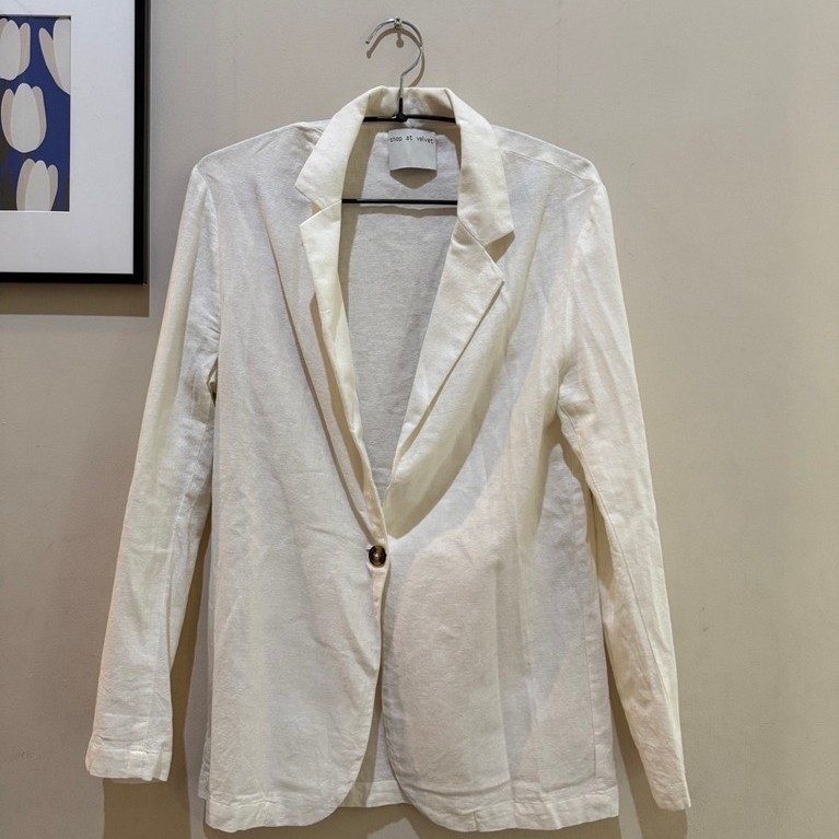 Preloved Shopatvelvet Linen Blazer