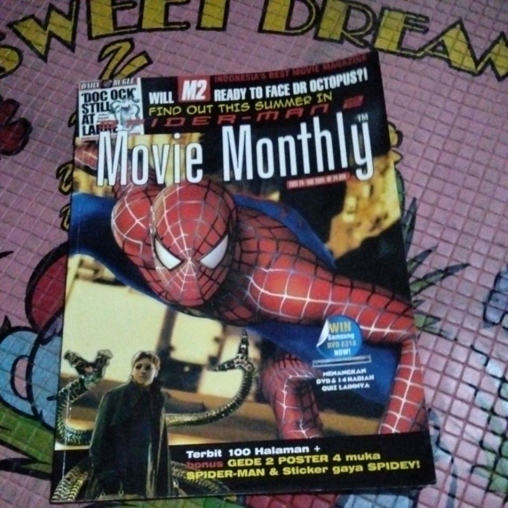 MAJALAH FILM MOVIE MONTHLY SPIDER-MAN