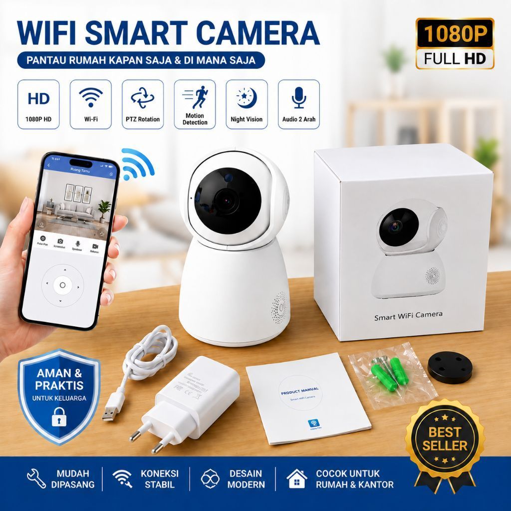 CCTV V380 pro Ip Camera HD1080P Wireless CCTV Wifi Indoor