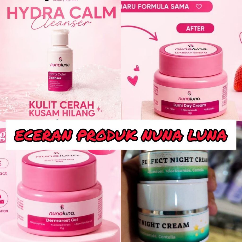 ECER NUNA LUNA SKINCARE/NUNA LUNA SKINCARE/NUNA LUNA BEAUTY PRODUK ECER