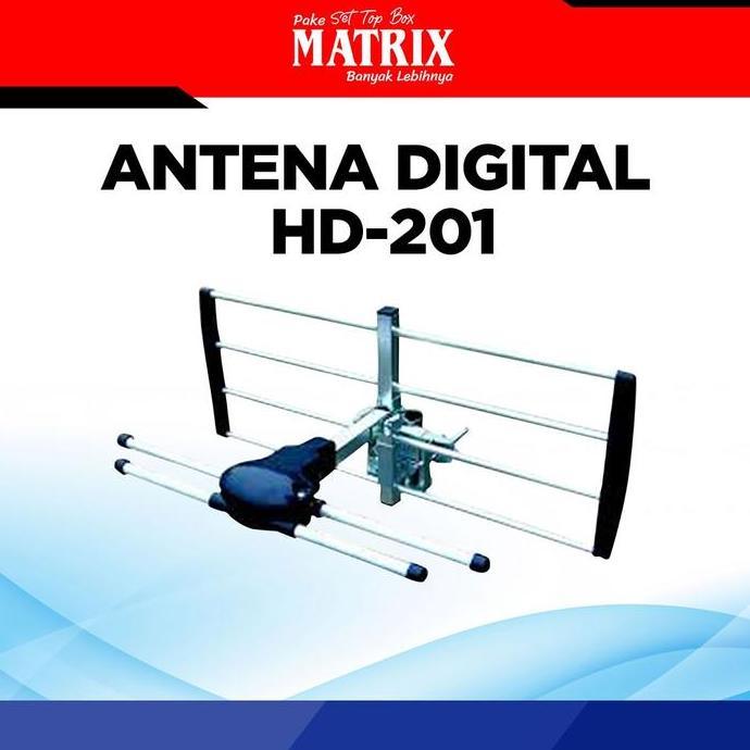 MATRIX - Antena TV Digital HD 201 Free Kabel 12M