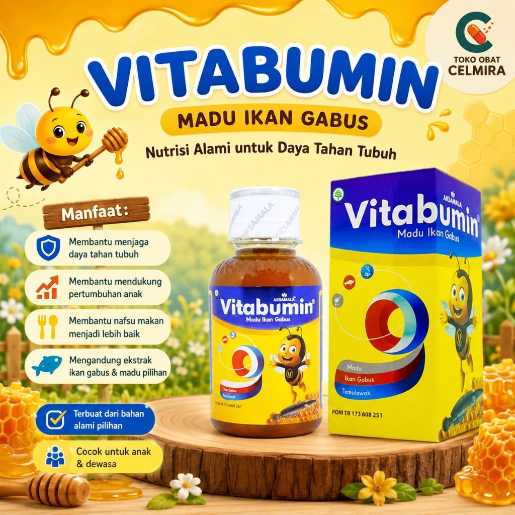 Vitabumin Madu Ikan Gabus – Suplemen Nutrisi Anak dan Dewasa
