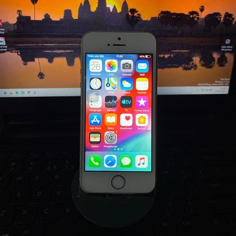 IPhone 5s 16gb White Gold Second Original